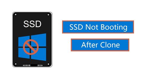 cloned ssd but not boot manager|make ssd bootable after cloning.